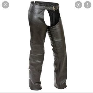 Hot Leathers Unisex Leather Chaps